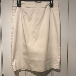 White calvin klein pencil skirt